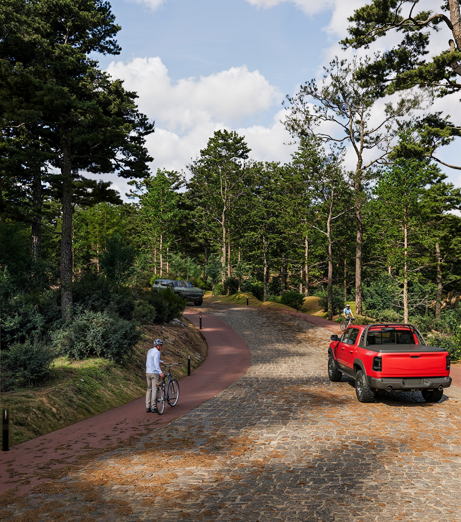 Casa Club Ávalon — recorrido en el bosque
